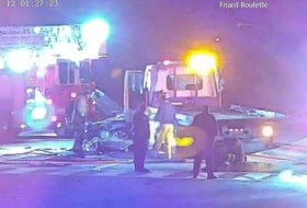 视频:拖车司机在麻烦的十字路口闯红灯导致女子死亡
