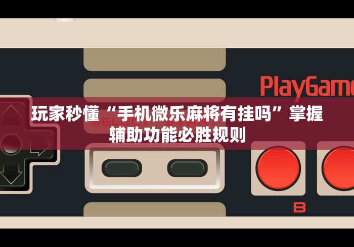 玩家秒懂“手机微乐麻将有挂吗”掌握辅助功能必胜规则 玩家秒懂“手机微乐麻将有挂吗”掌握辅助功能必胜规则