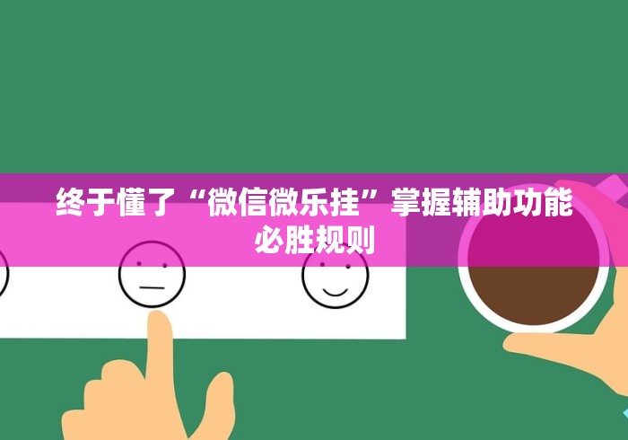 终于懂了“微信微乐挂”掌握辅助功能必胜规则