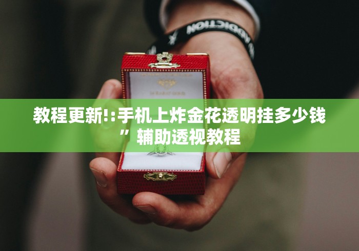 教程更新!:手机上炸金花透明挂多少钱”辅助透视教程