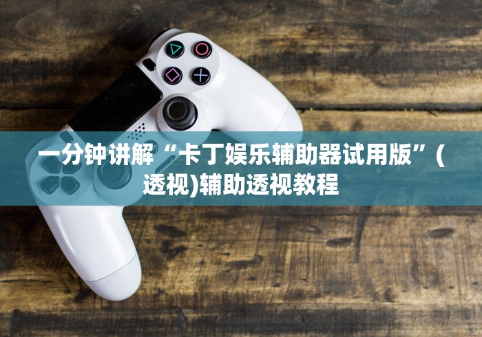 一分钟讲解“卡丁娱乐辅助器试用版”(透视)辅助透视教程