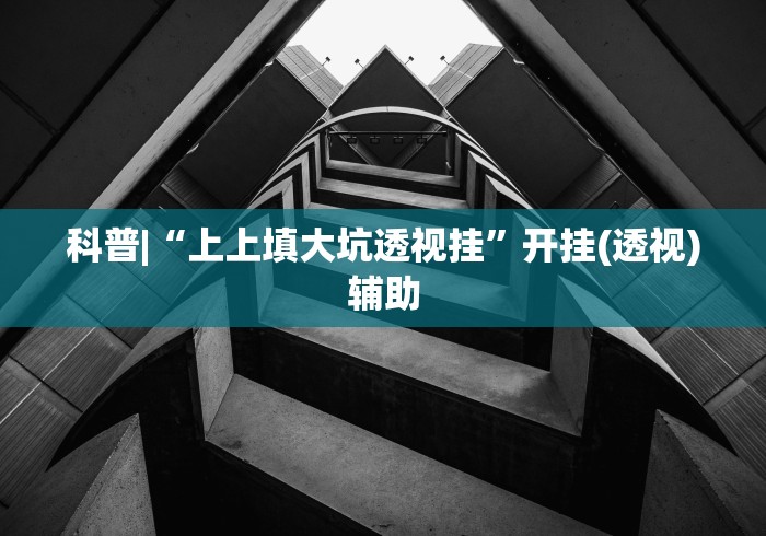 科普|“上上填大坑透视挂”开挂(透视)辅助