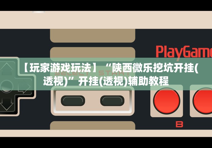 【玩家游戏玩法】“陕西微乐挖坑开挂(透视)”开挂(透视)辅助教程