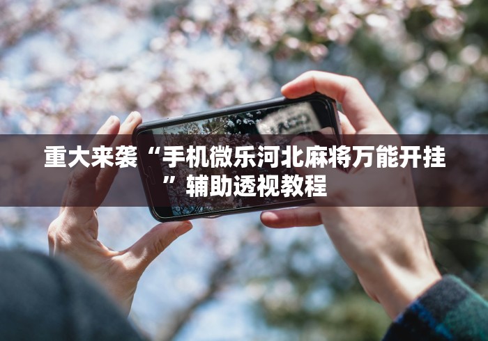 重大来袭“手机微乐河北麻将万能开挂”辅助透视教程