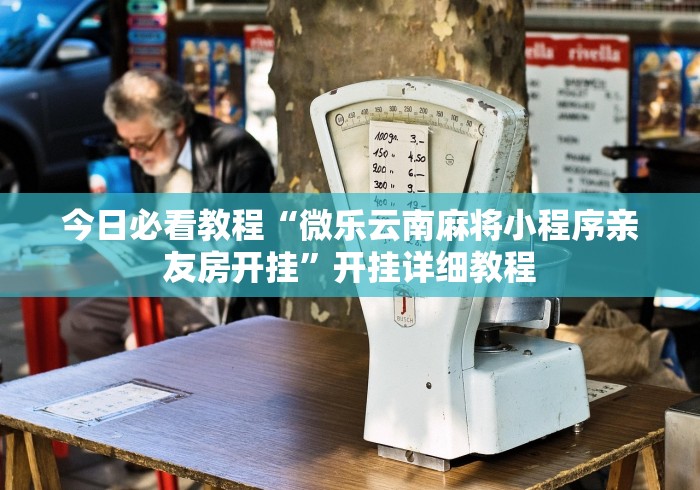 今日必看教程“微乐云南麻将小程序亲友房开挂”开挂详细教程