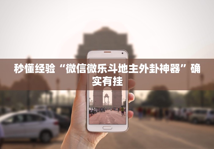 秒懂经验“微信微乐斗地主外卦神器”确实有挂