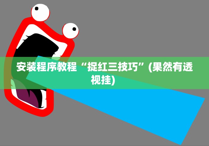 安装程序教程“捉红三技巧	”(果然有透视挂) 