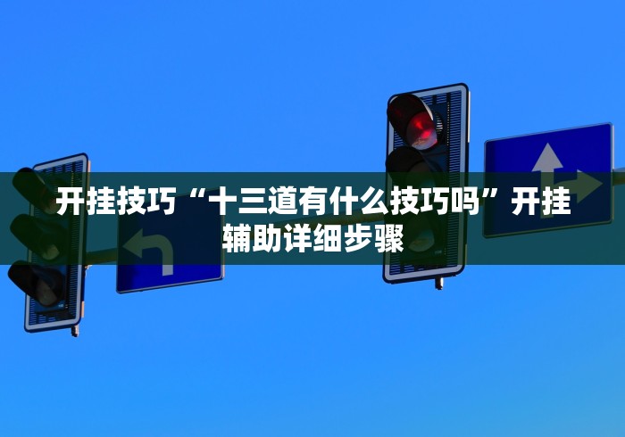 开挂技巧“十三道有什么技巧吗	”开挂辅助详细步骤