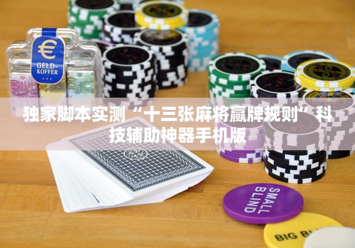独家脚本实测“十三张麻将赢牌规则”科技辅助神器手机版