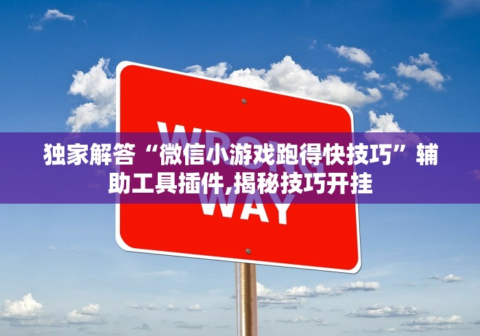 独家解答“微信小游戏跑得快技巧	”辅助工具插件,揭秘技巧开挂
