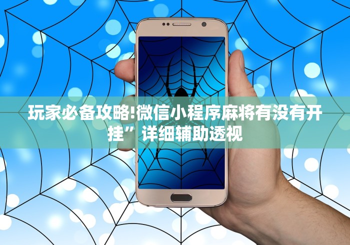 玩家必备攻略!微信小程序麻将有没有开挂”详细辅助透视