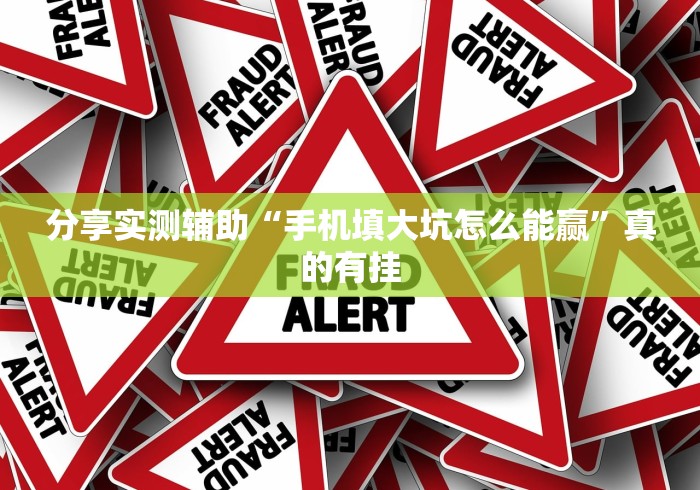 分享实测辅助“手机填大坑怎么能赢	”真的有挂